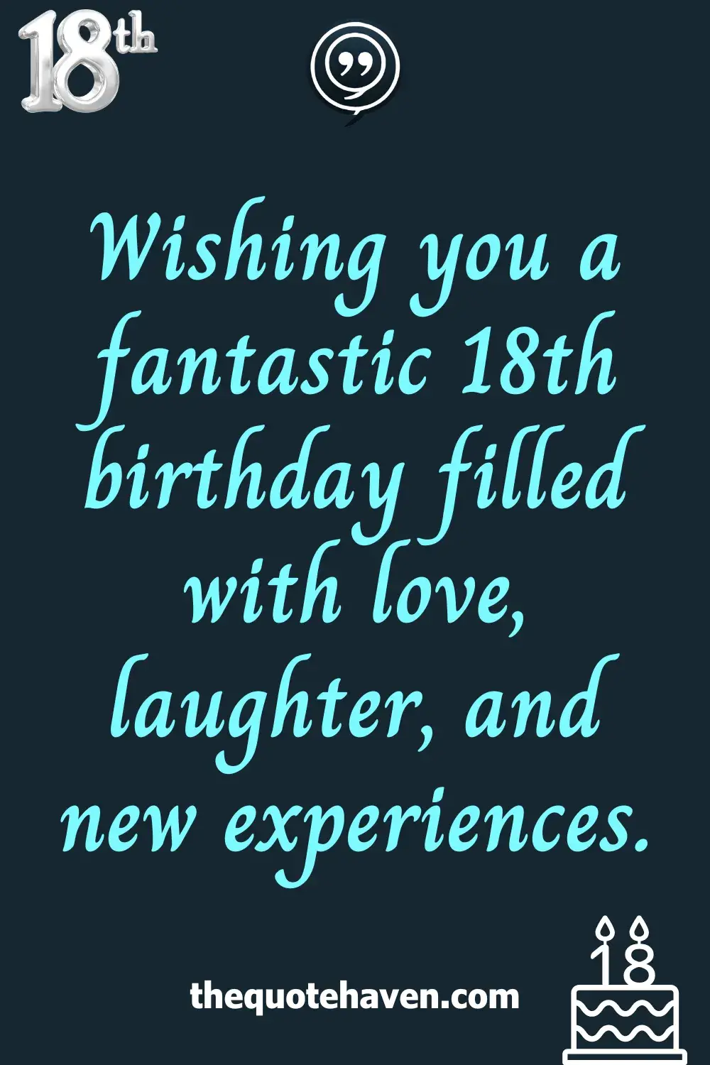   18th Birthday Wishes .