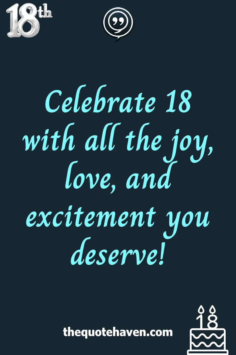   18th Birthday Wishes .