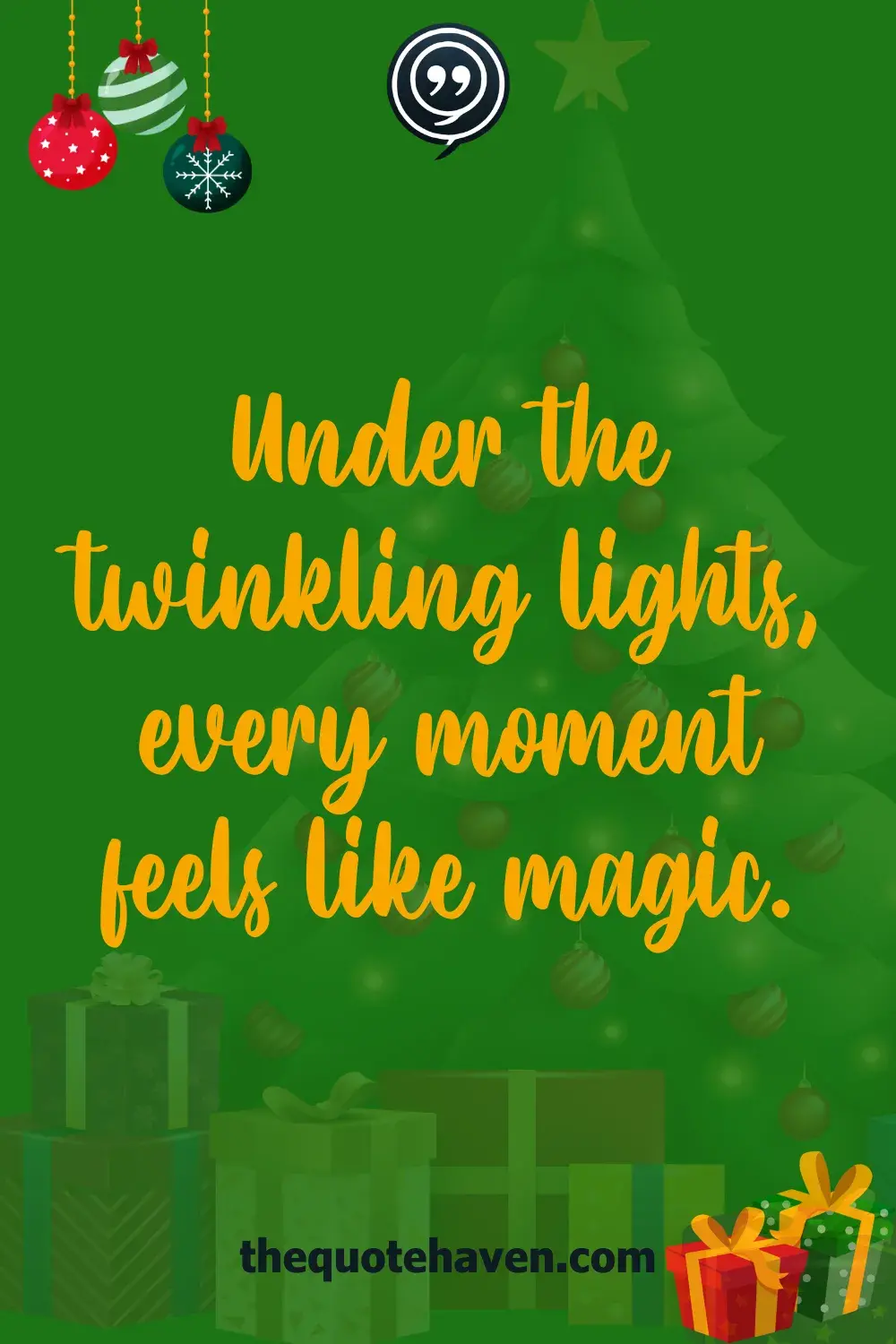 Under the twinkling lights, every moment feels like magic.