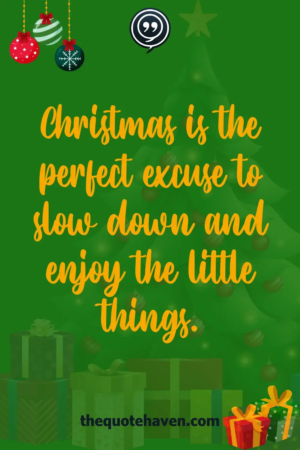 Christmas is the perfect excuse to slow down and enjoy the little things.