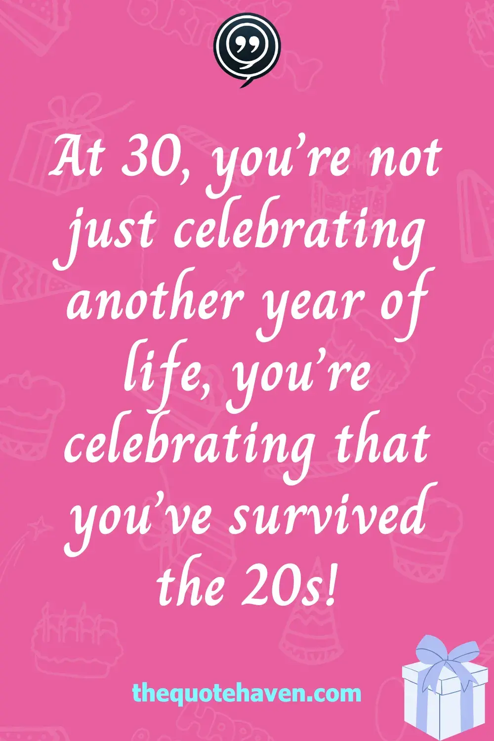   Funny 30th Birthday Quotes for Women  .
