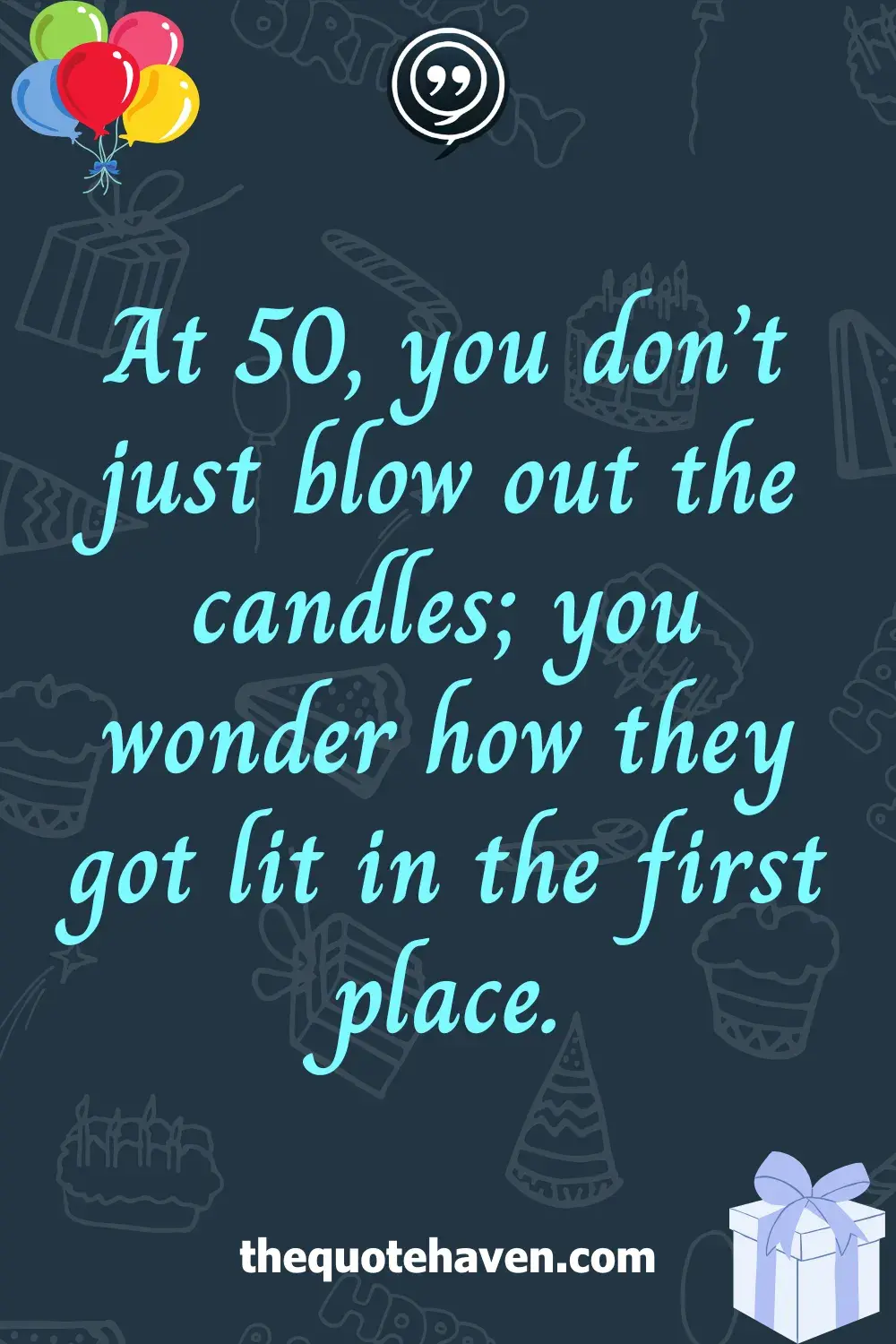  Funny and Touching 50th Birthday Quotes  .