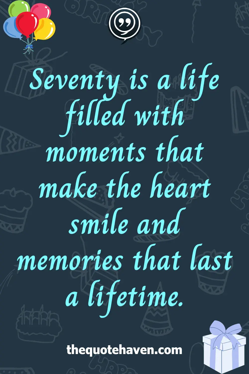   Hilarious and Heartfelt 70th Birthday Quotes .