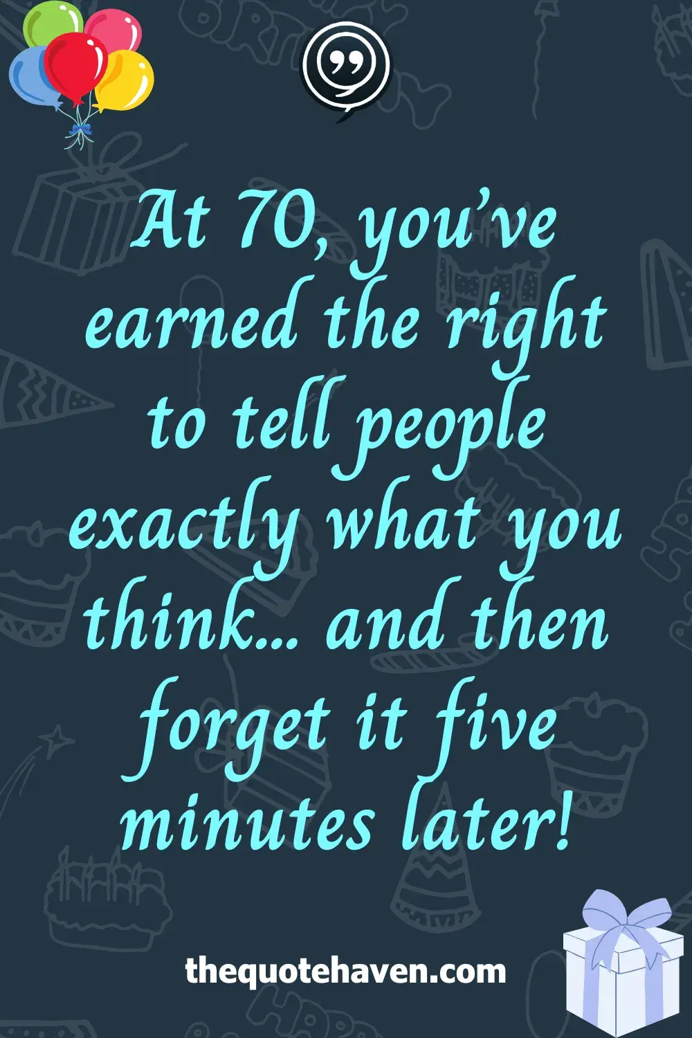  Hilarious and Heartfelt 70th Birthday Quotes .