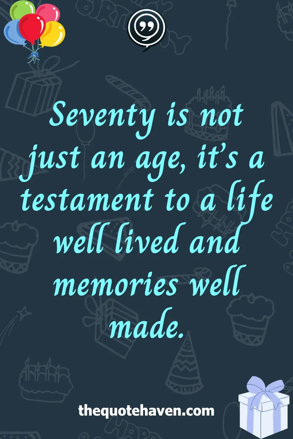   Hilarious and Heartfelt 70th Birthday Quotes .