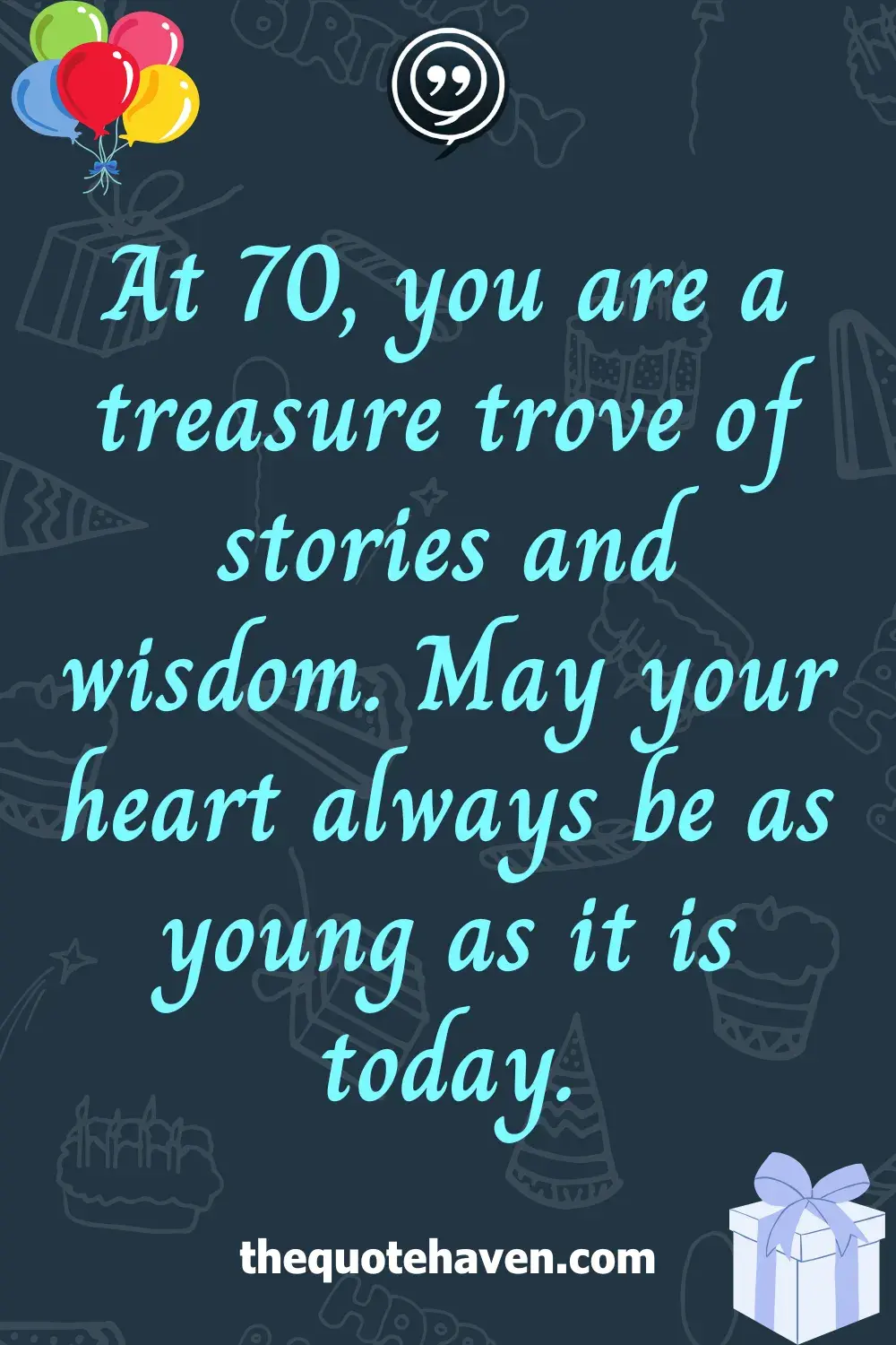   Hilarious and Heartfelt 70th Birthday Quotes .