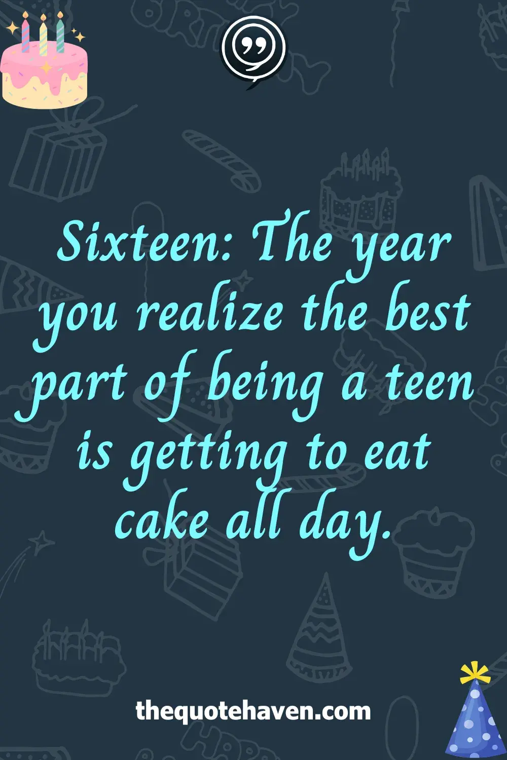 Funny and Touching Sweet 16th  Birthday Quotes .