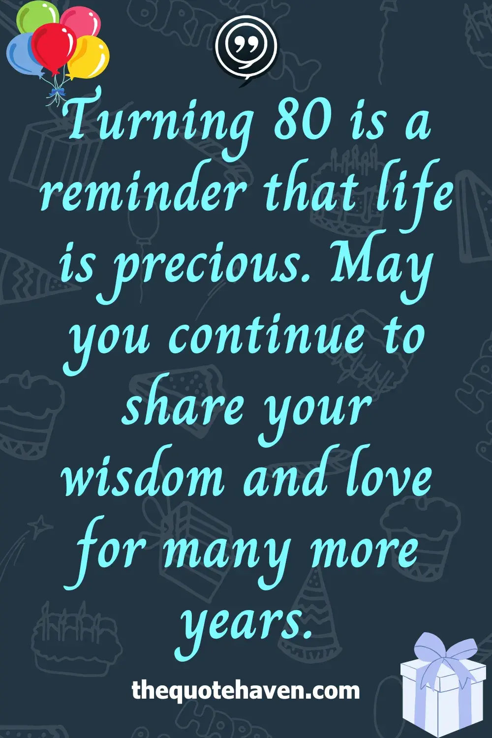   Hilarious and Heartfelt 80th Birthday Quotes .