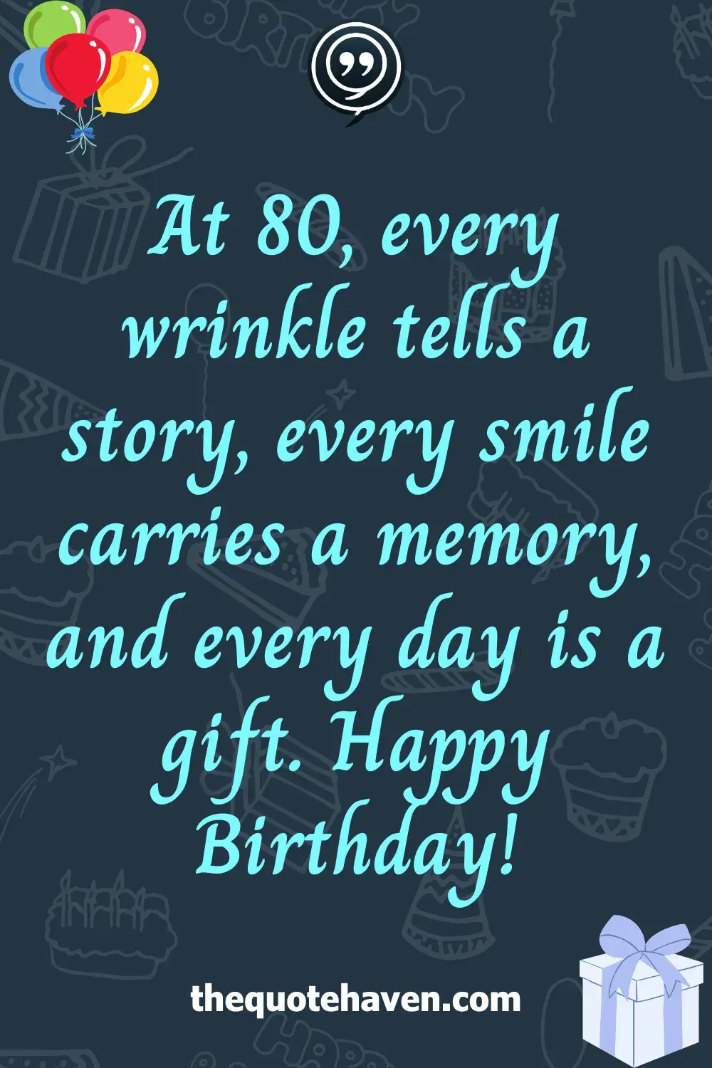   Hilarious and Heartfelt 80th Birthday Quotes .